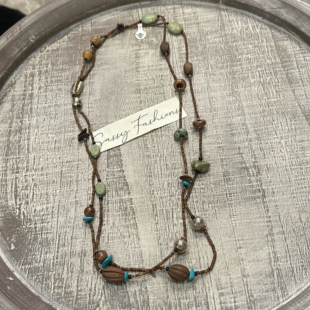 Gorgeous 60” Long Silpada Necklace can be doubled or tripled
